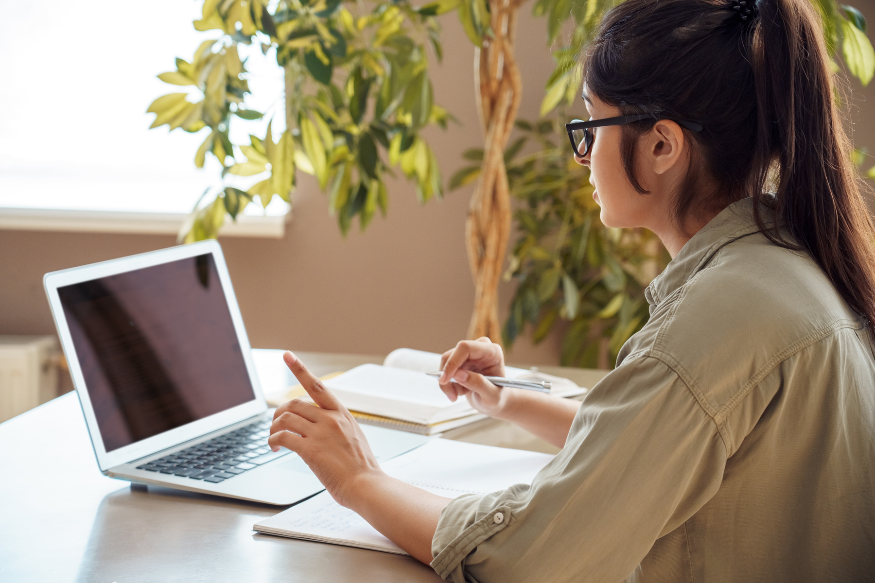 Woman Teaching Online Class